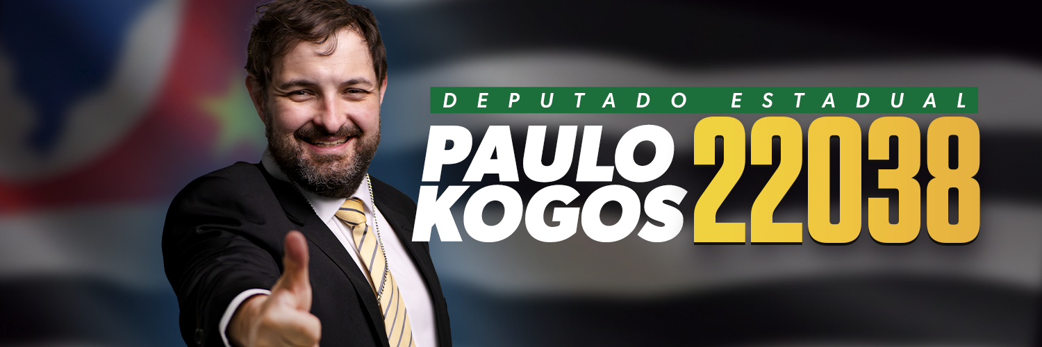 Paulo Kogos, candidato a Deputado Estadual por São Paulo, número 22038